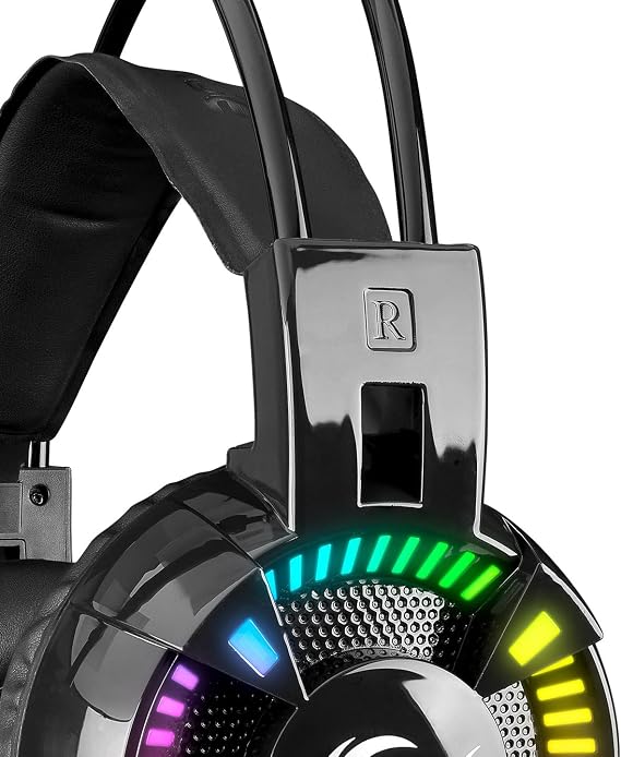 Rampage STYLES Siyah USB 7.1 Version RGB Oyuncu Mikrofonlu Kulaklık