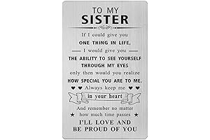 Heartfelt Card for Your Beloved Sister on Valentine's Day