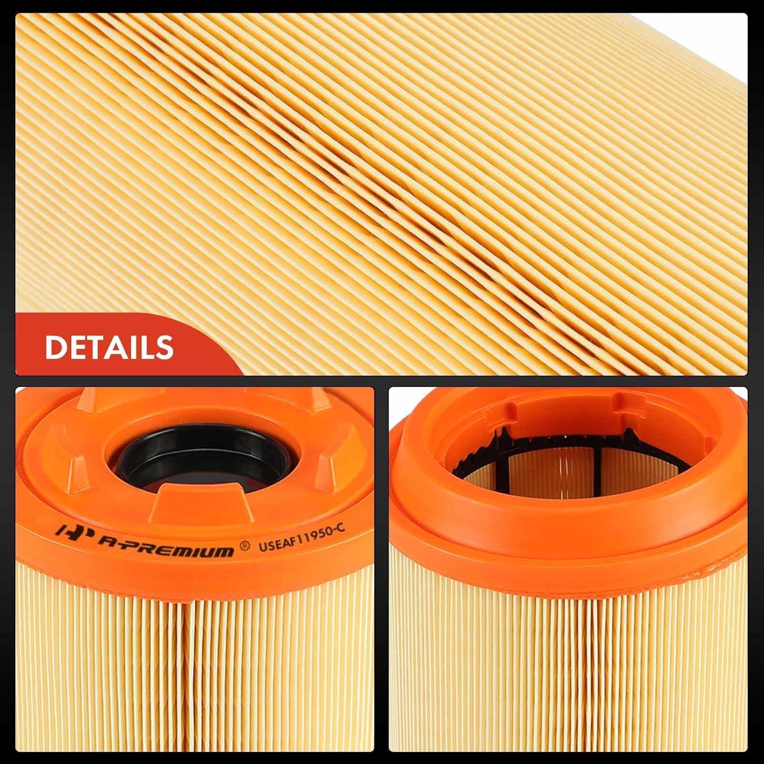 A-Premium 2-PC Engine Air Filter Compatible with Ram ProMaster 1500 2014-2023, ProMaster 2500 2014-2023, ProMaster 3500 2014-2023, 3.6L