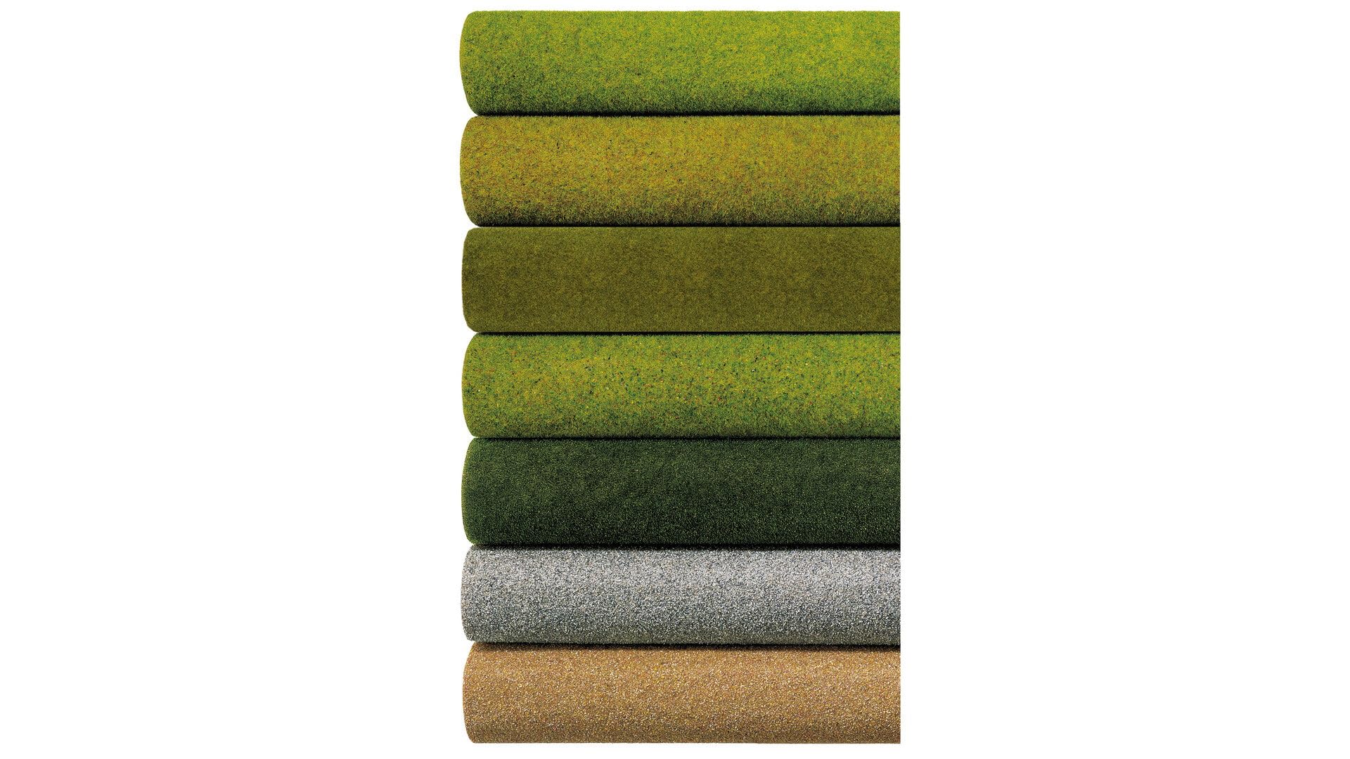 NOCH® Grasmatte „Frühlingswiese“, mit Modellbau Gras, 300 x 100 cm für die Spurweiten H0, TT, N, Z perfekt auch zum Basteln und DIY