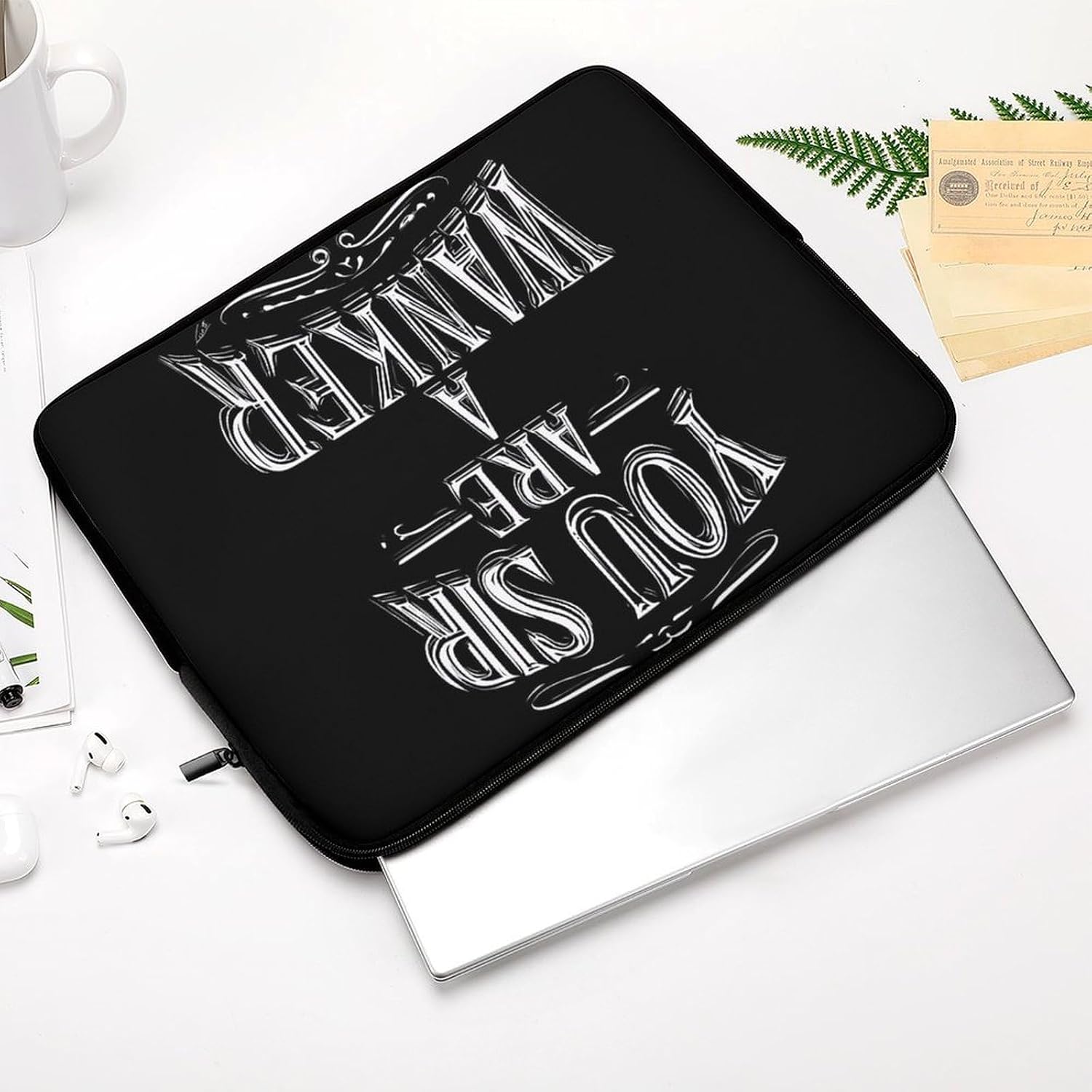 You Sir Are A Wanker Laptop Case Sleeve Computer Tablet Bag image 4