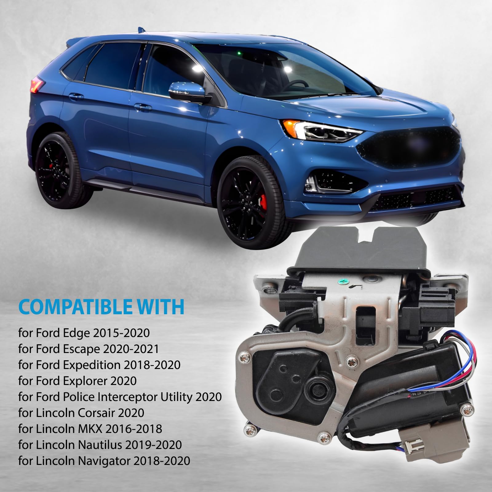 Motor Rear Tailgate Door Trunk Latch Fit For 2015-2021 Ford Escape Edge Lincoln Navigator Nautilus MKX FA1Z7443150
