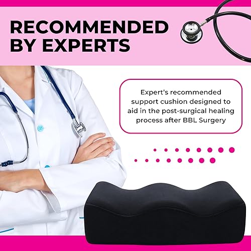 Miniatura 9 de BBL - Almohada para levantamiento de glúteos después de la cirugía, cómodo cojín para sentarse durante mucho tiempo con orinal femenino y pequeñas