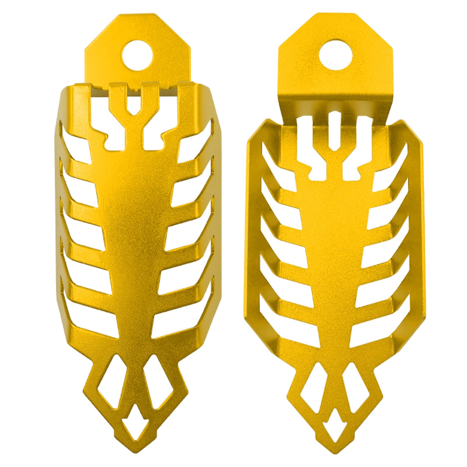 HEYXI Motorcycle Front and Rear Fork Decorative Aluminum Protector Motorcycle Accessories Gold