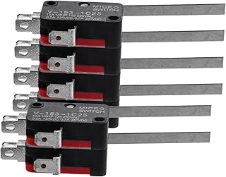 SOLUSTRE Botão Microinterruptor De 12 Peças Empurre Momentaneamente Para Micro Longo - Interruptores De Alavanca De Ação Instantânea V-C Interruptor C Er Aparelhos Elétricos De