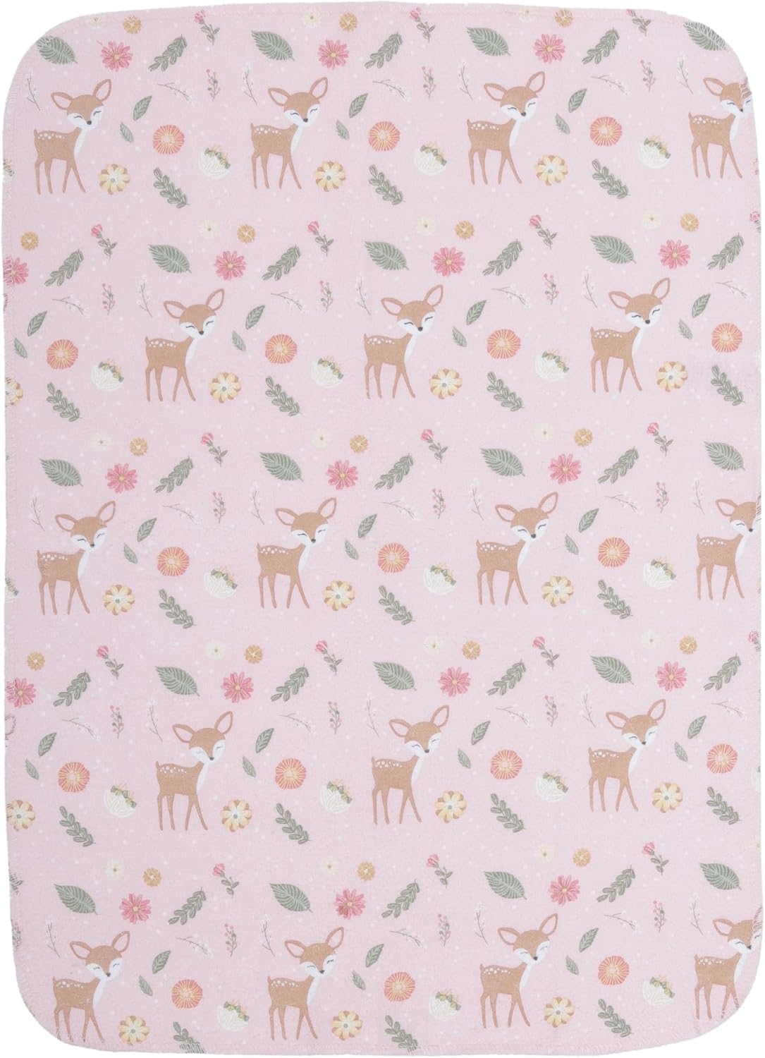 EVERYDAY KIDS 12枚パック バープクロス 女の赤ちゃん用 新生児の必需品 - 大きな吸収性コットンフランネルピンクのバ