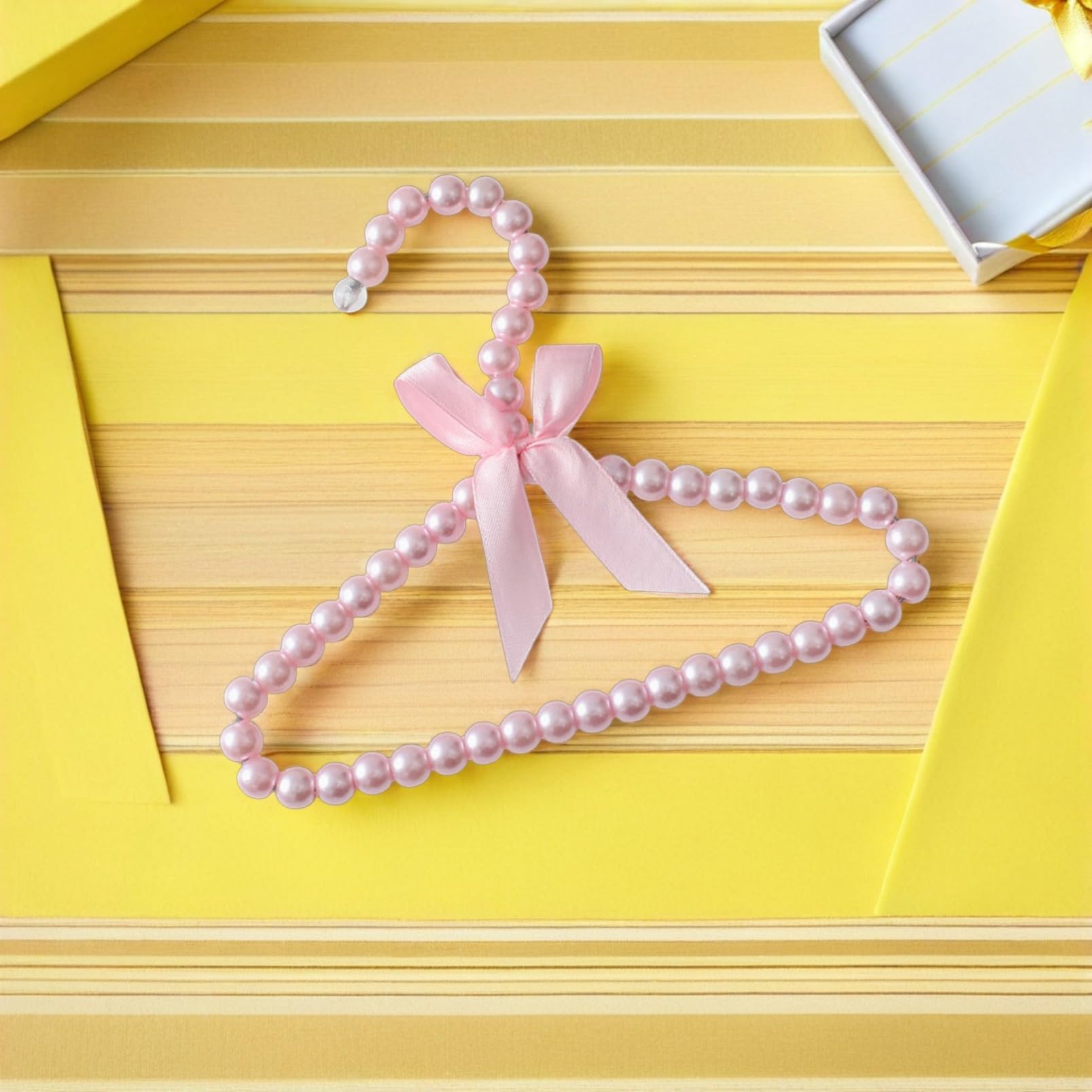 VALICLUD Perchero Niña 5 Perchas para Recién Nacidos de Plástico Rosa, Antideslizantes y Multifuncionales para Ropa de Niños Pequeños en Dormitorio