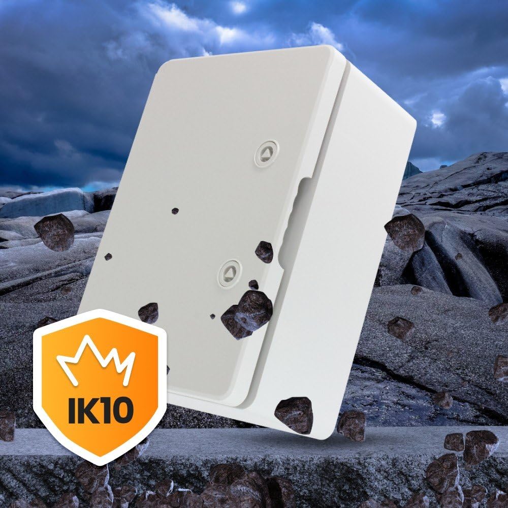 Armario de Distribución para Pared con Placa de Montaje Galvanizada, Caja Industrial de Control Vacía de Plástico ABS con Puerta Protección IP65, tamaño 200x300x130