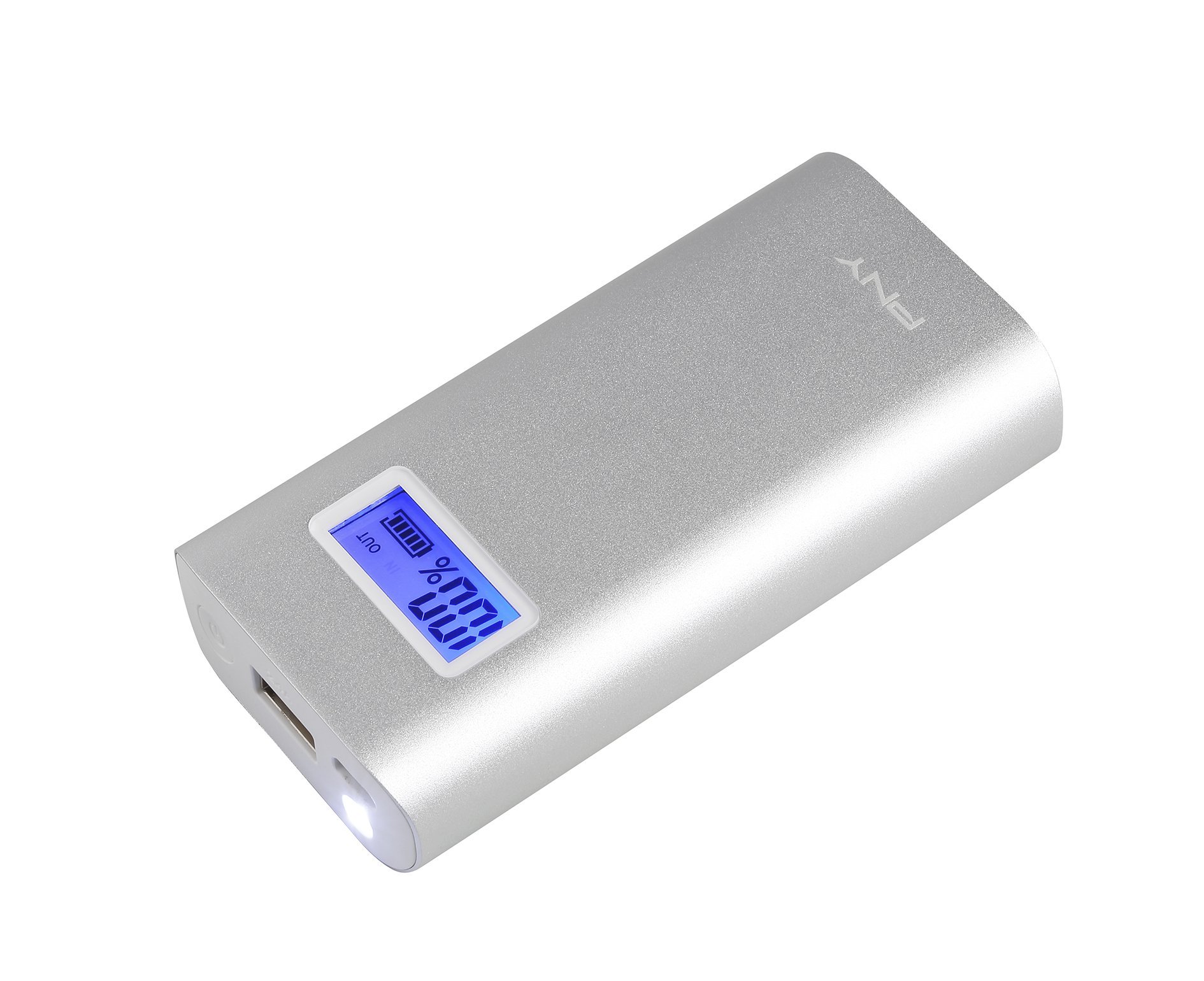 batteria esterna pny ad5200 5200mah metallica portatile