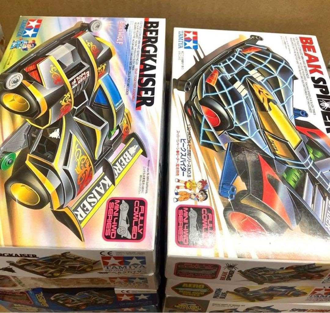日本製 タミヤ フルカウル リアル エアロミニ四駆 11台セット タミヤ フルカウルミニ四駆 エアロミニ四駆 リアルミニ四駆 11種