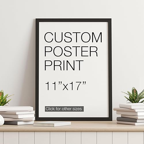 PERA PRINT Sube tu imagen o foto impresión personalizada de foto a póster, impresiones artísticas de pared (11 x 17 pulgadas)