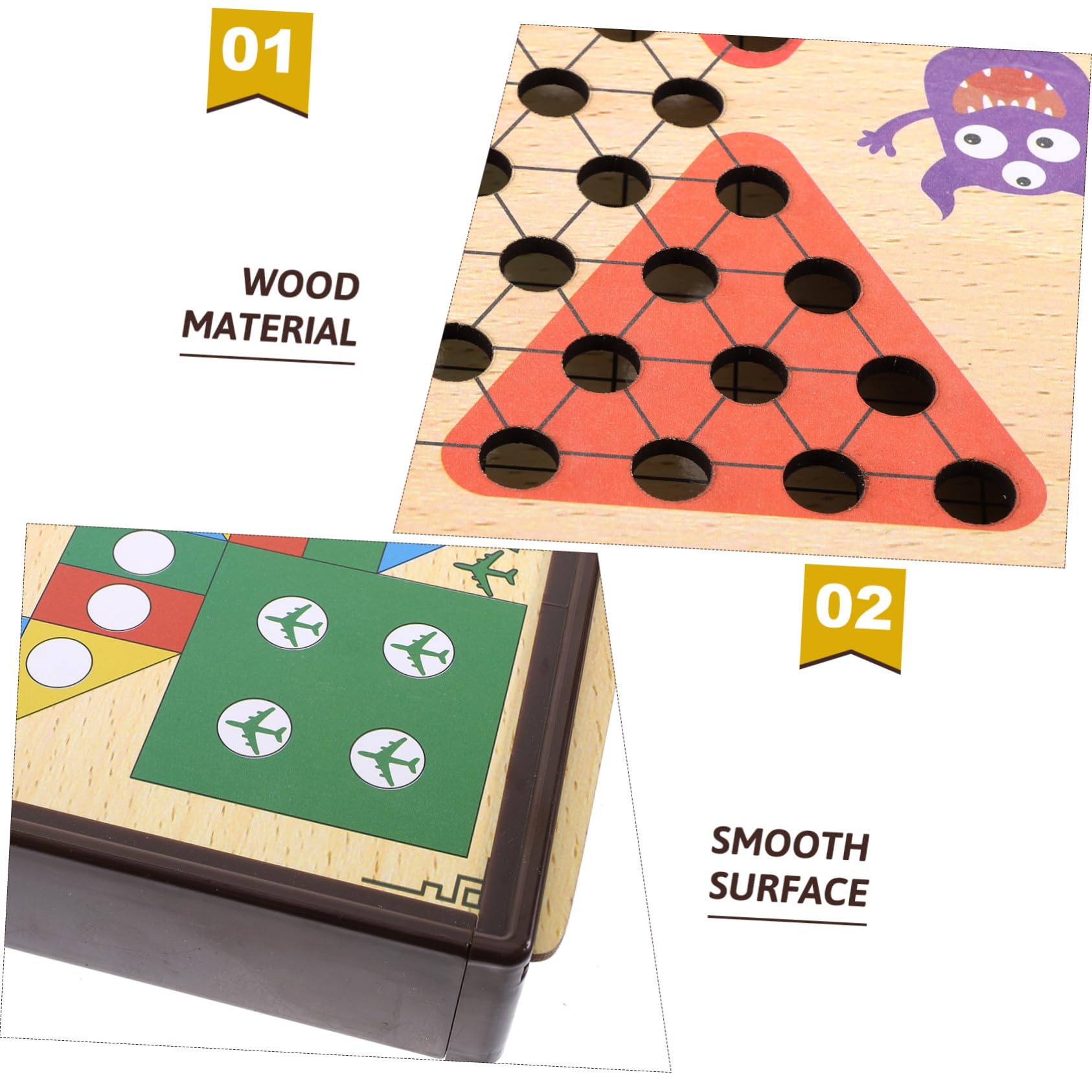Gatuida Gioco da Tavolo di Scacchi in Legno Giocattolo Educativo di Logica per Ragazzo Ragazza Ragazza di Scacchi per Famiglie Divertente e Interattivo Stili multipli