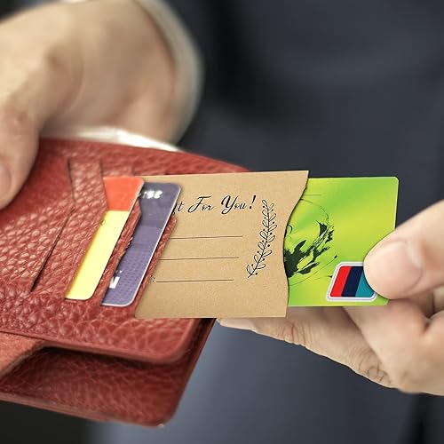 Miniatura 5 de 600 fundas para tarjetas de regalo, tarjetas de agradecimiento para tarjetas de agradecimiento, mini sobres para dinero en efectivo para hotel,