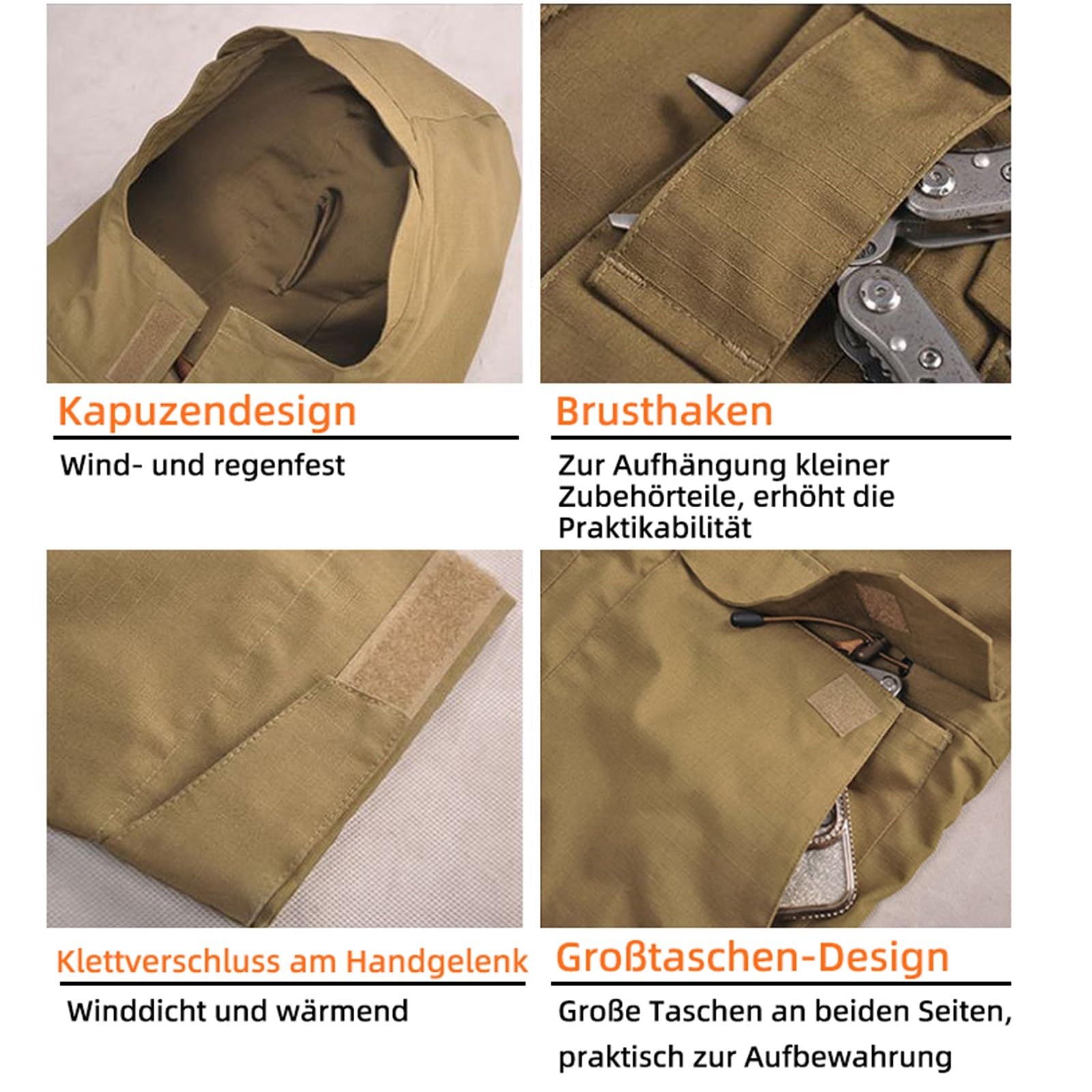 Wojskowa wiatroodporna wodoodporna męska kurtka typu softshell w kamuflażu, kurtka taktyczna, odzież wierzchnia, kurtka myśliwska i turystyczna