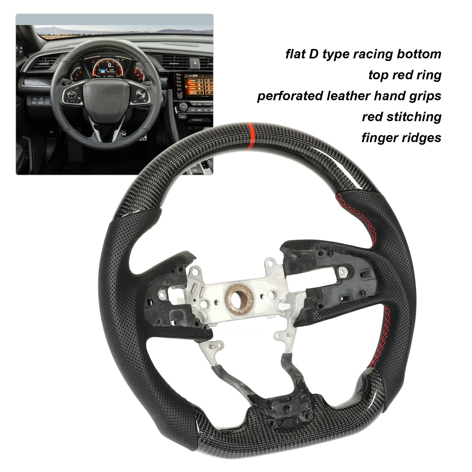 Amazon | EBTOOLS カーボンファイバーステアリングホイール