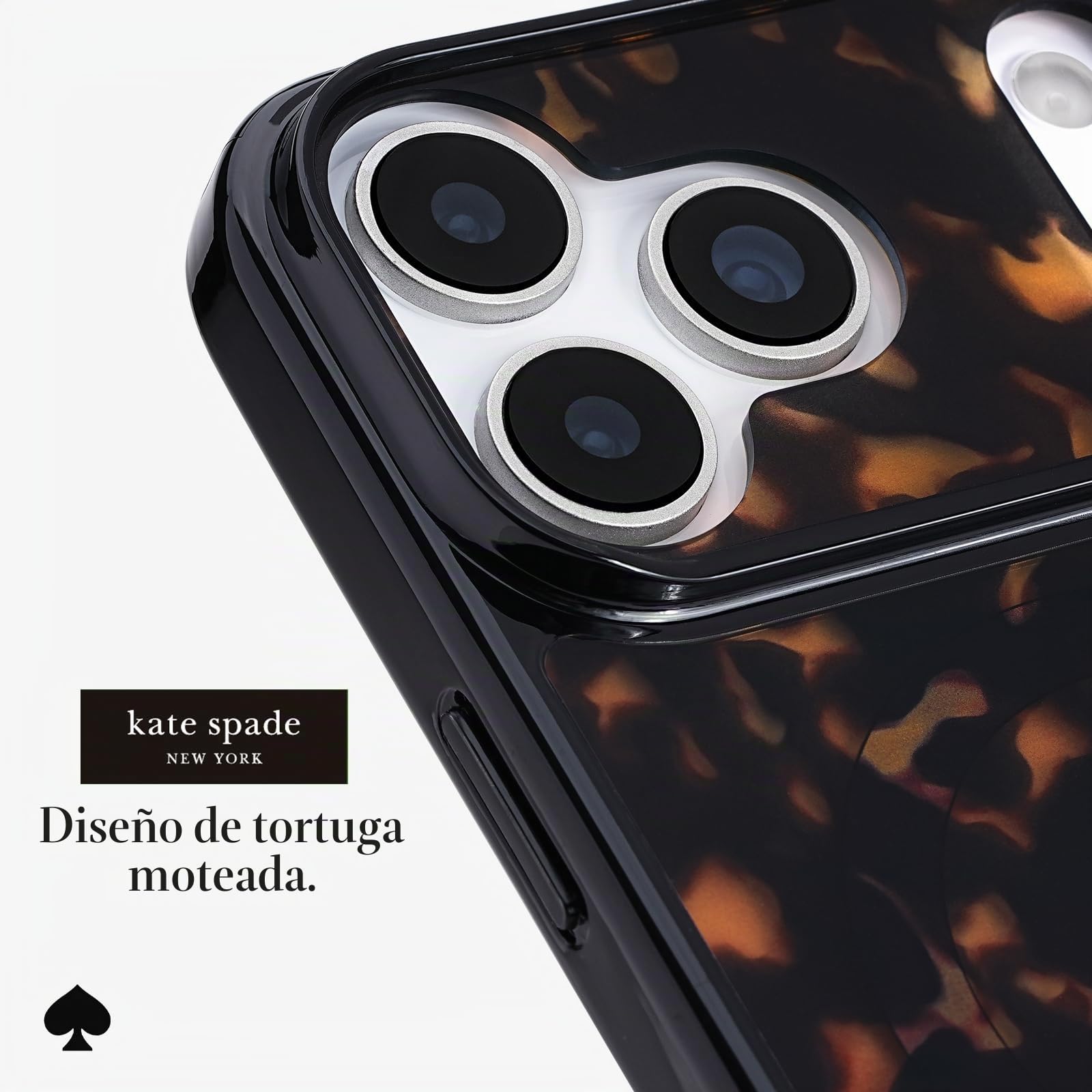 Kate Spade New York Funda para iPhone 17 Pro, Compatible con MagSafe, Funda de diseño para teléfono, Tortuga