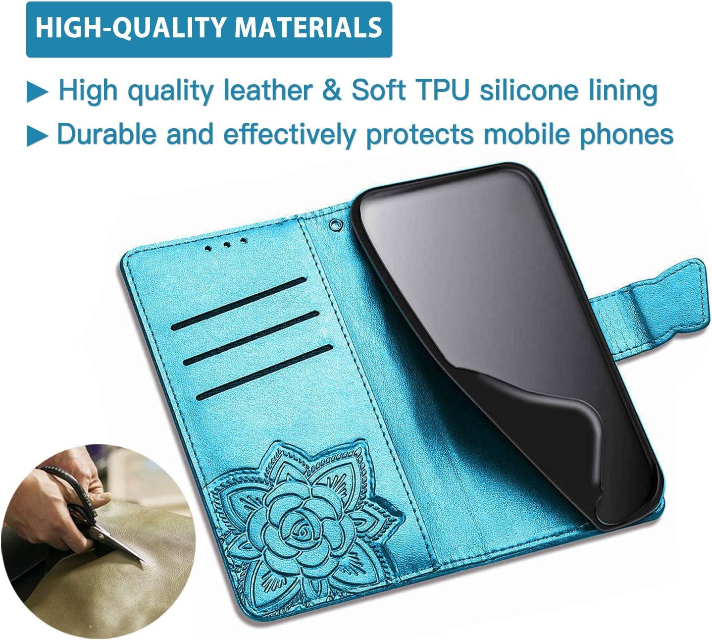 COVER FLIP Per XIAOMI POCO M6 PRO 4G CUSTODIA LIBRO NERA A