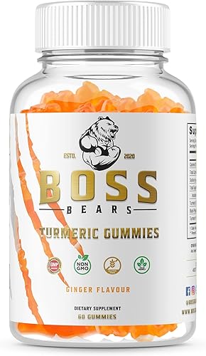 Boss Bears Gomitas de cúrcuma (30 porciones, jengibre)