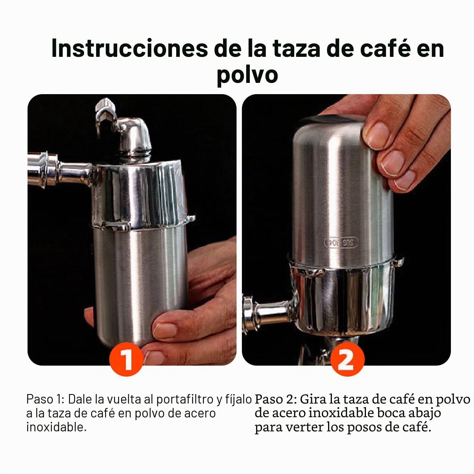 Dpofirs Molinillo de café de Burr, Molinillo de café de Dosis Individual Eléctrica, con 60 Configuraciones de Rutina, 80 G de Capacidad, Soporte de Portafiltro para Espresso Goteo Francés (685