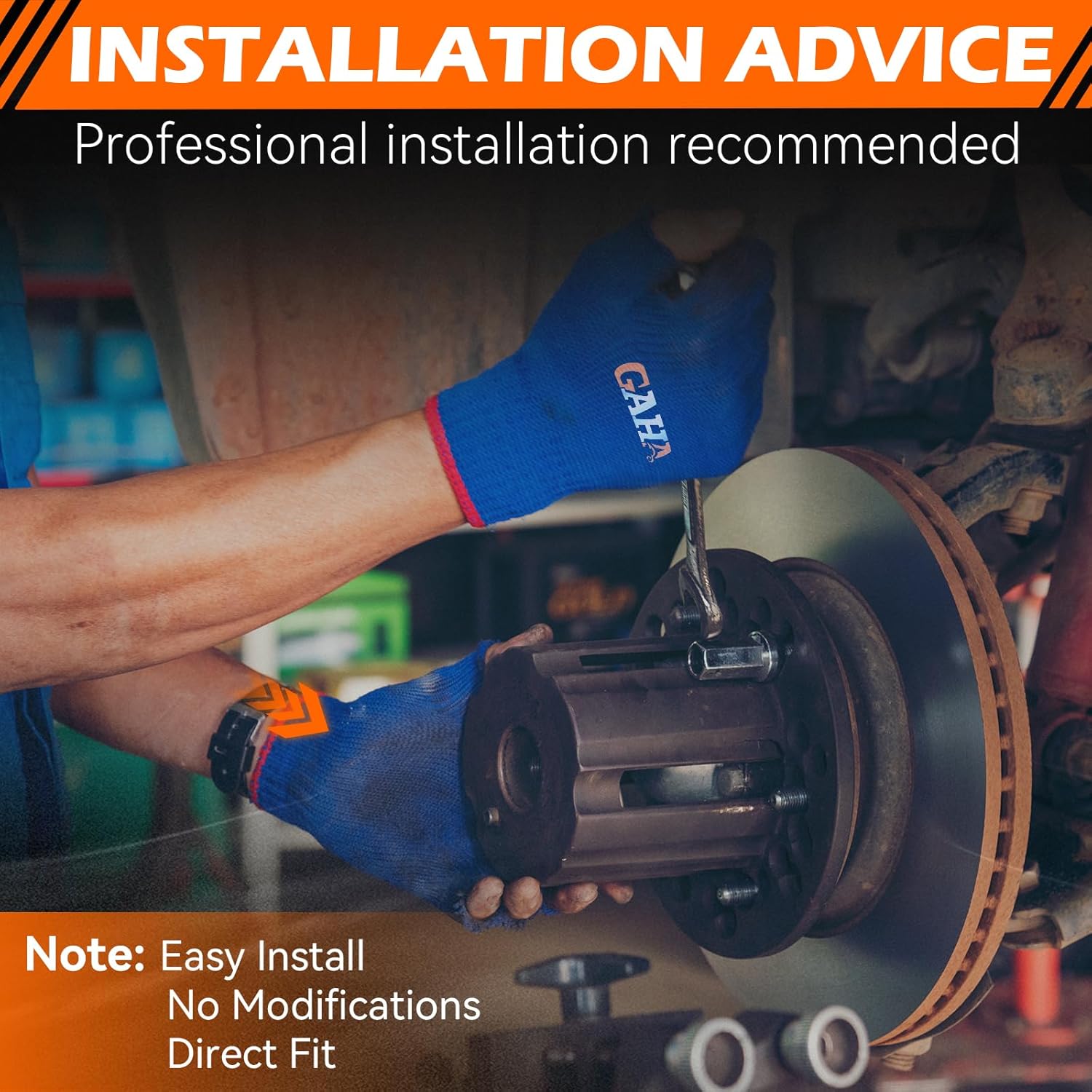 GAHA 513324 Front Wheel Hub and Bearing Assembly Compatible for Dodge Durango 2011–2024; for Jeep Grand Cherokee 2011–2021/Grand Cherokee WK 2022; 5 Lugs