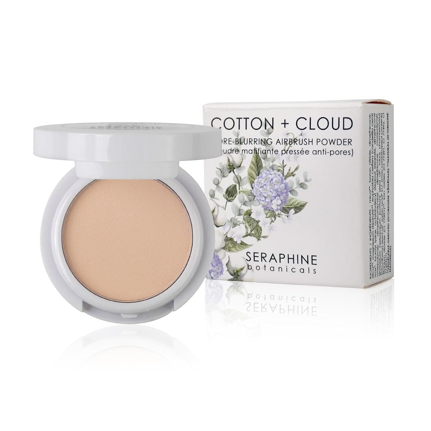 Seraphine Botanicals Cotton + Cloud - Pore-Blurring Airbrush Powder (Mini)
