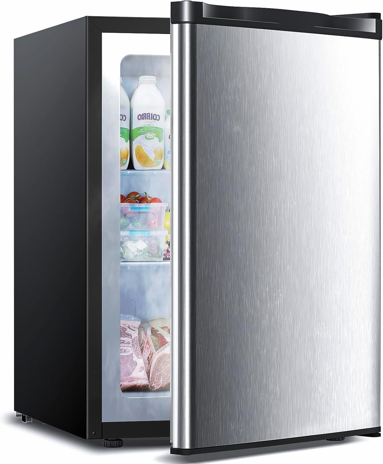 Electactic D5888S-R2 3.2 cu ft Upright Freezer Stainless Steel