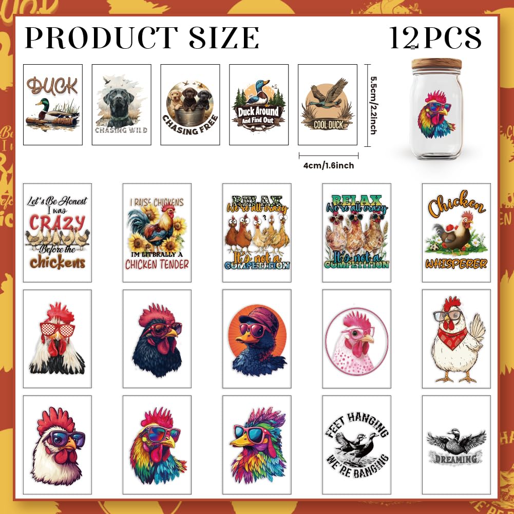 GOMAKERER 20 Pcs UV DTF Cup Wraps - Image 2