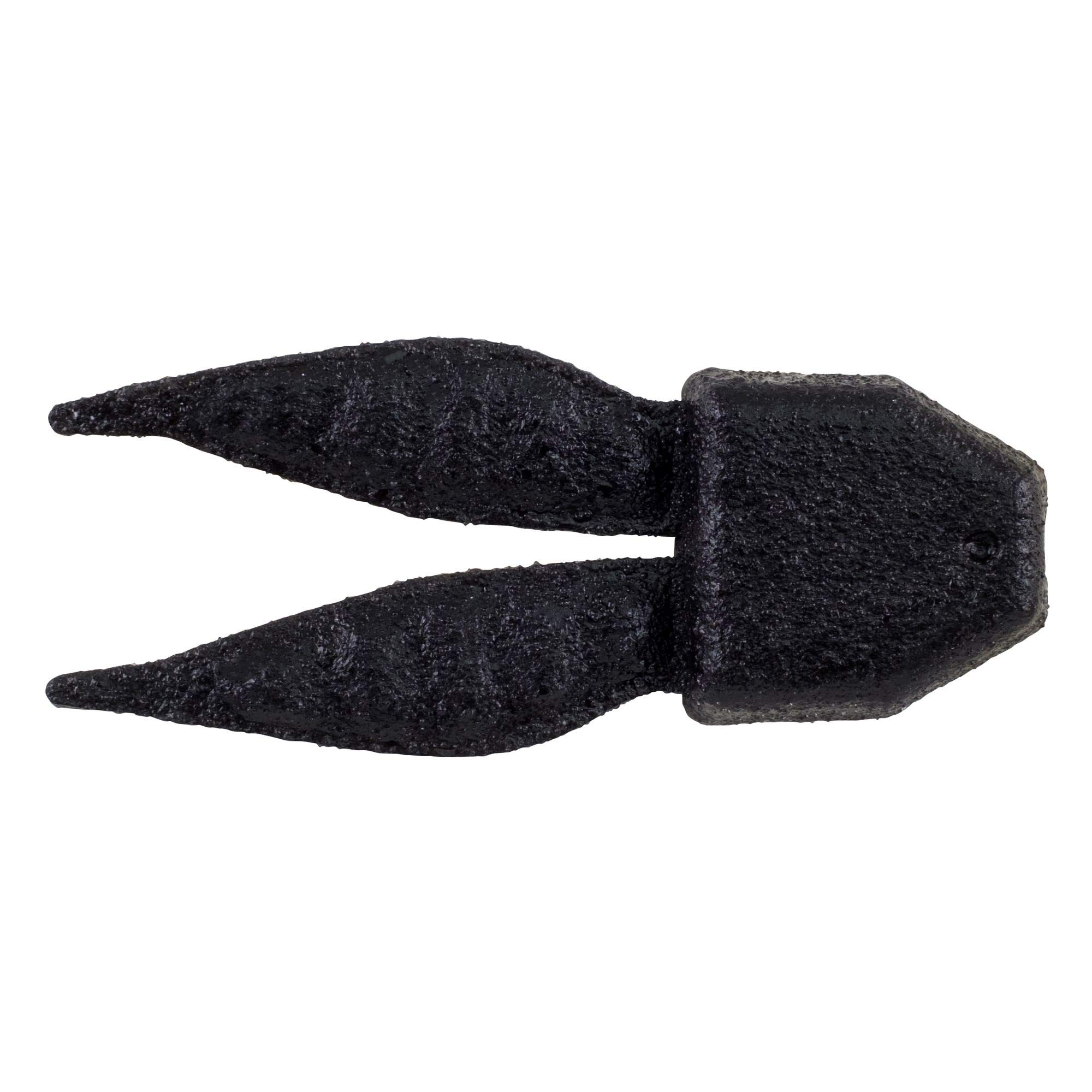 PowerBait MaxScent Power Chunk - 3 1/4 Inch Black Soft Plastic Trailer For Jigs, Bass & Walleye Fishing