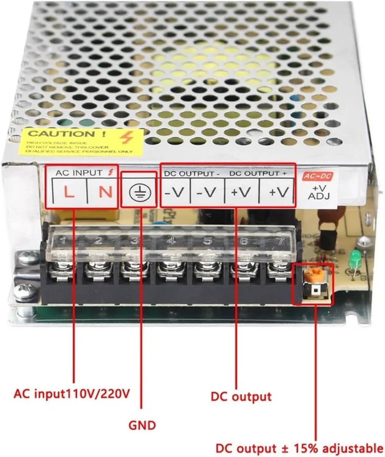 1PCS 5V 12V 24V Power Transformer(24V s,2A)