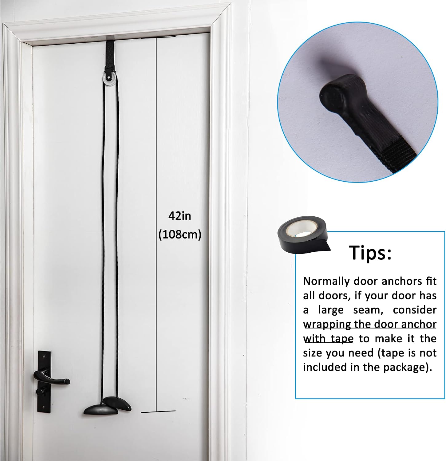 Shoulder Pulley Over The Door Physical Therapy System, Exercise Pulley, Alleviate Shoulder Pain and Facilitate Recovery from Surgery