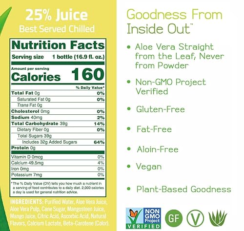 Miniatura 2 de ALO Bebida de jugo de aloe vera sabor Allure