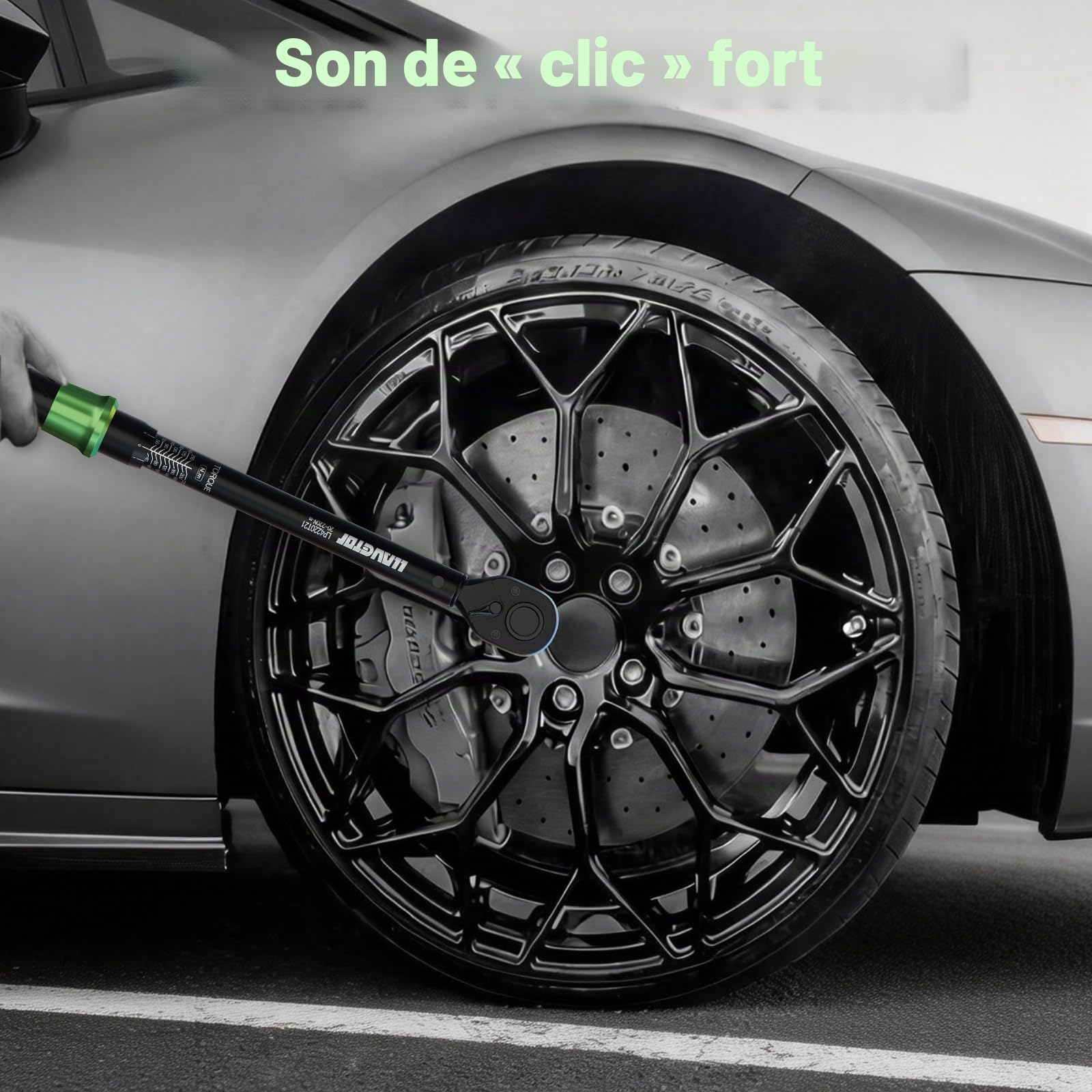 Clé dynamométrique 1/2" | Plage 20–220 Nm | Précision ±3% | Cliquet réversible 72 dents