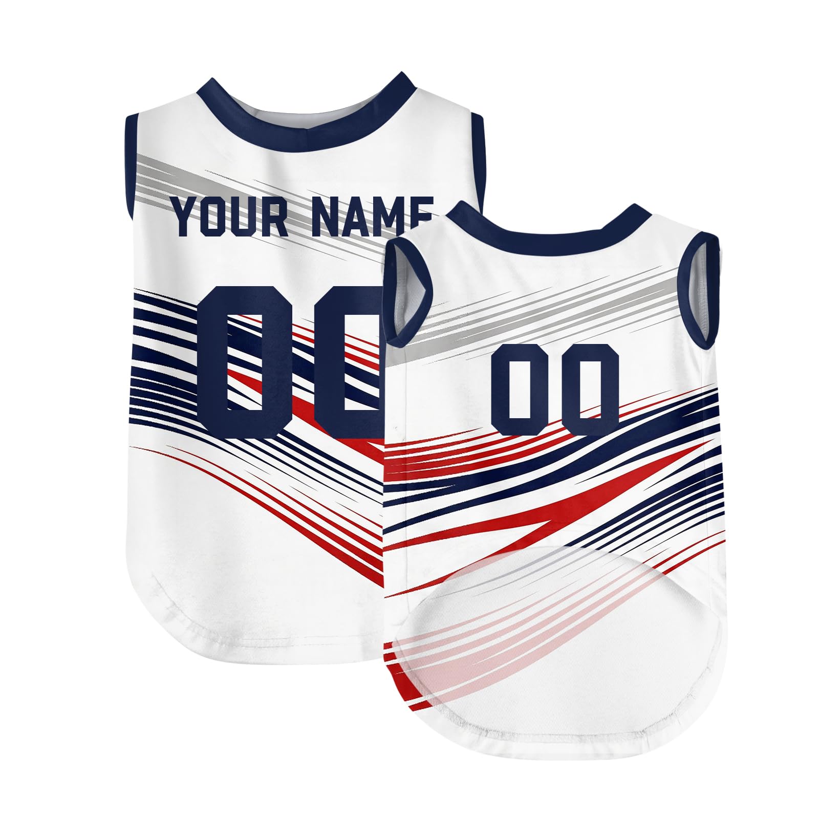 2026 Custom Dog Clothes Lightweight Breathable Pet Shirt Jersey - Personalised Football Fan Apparel For Small Medium Large Dogs, Perfect For Pub, Garden, & Walkies#12