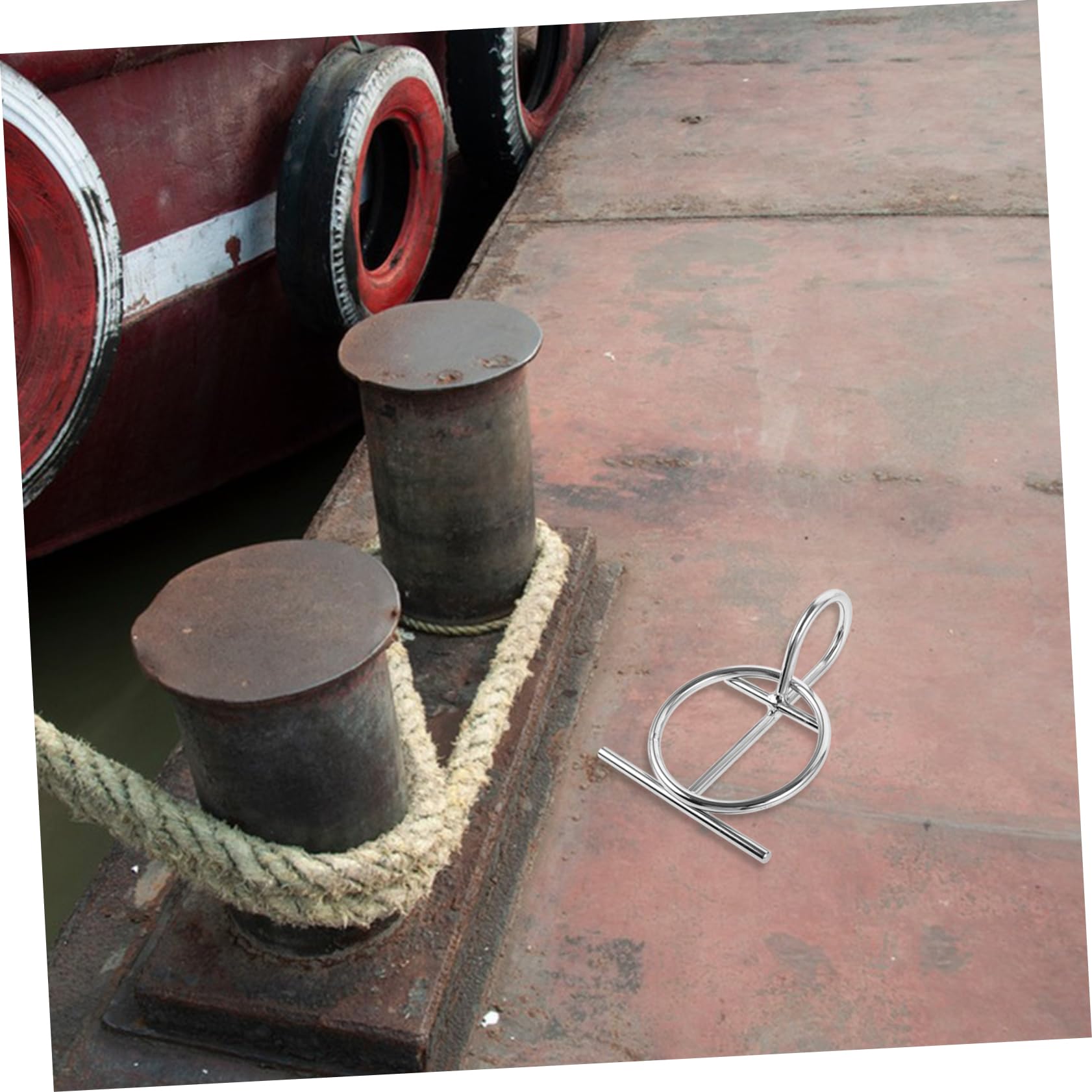 BESPORTBLE 4pezzi Ormeggio Pesante Gancio per Dock per Accessorio Portatile per Ormeggio e Fissaggio Imbarcazioni