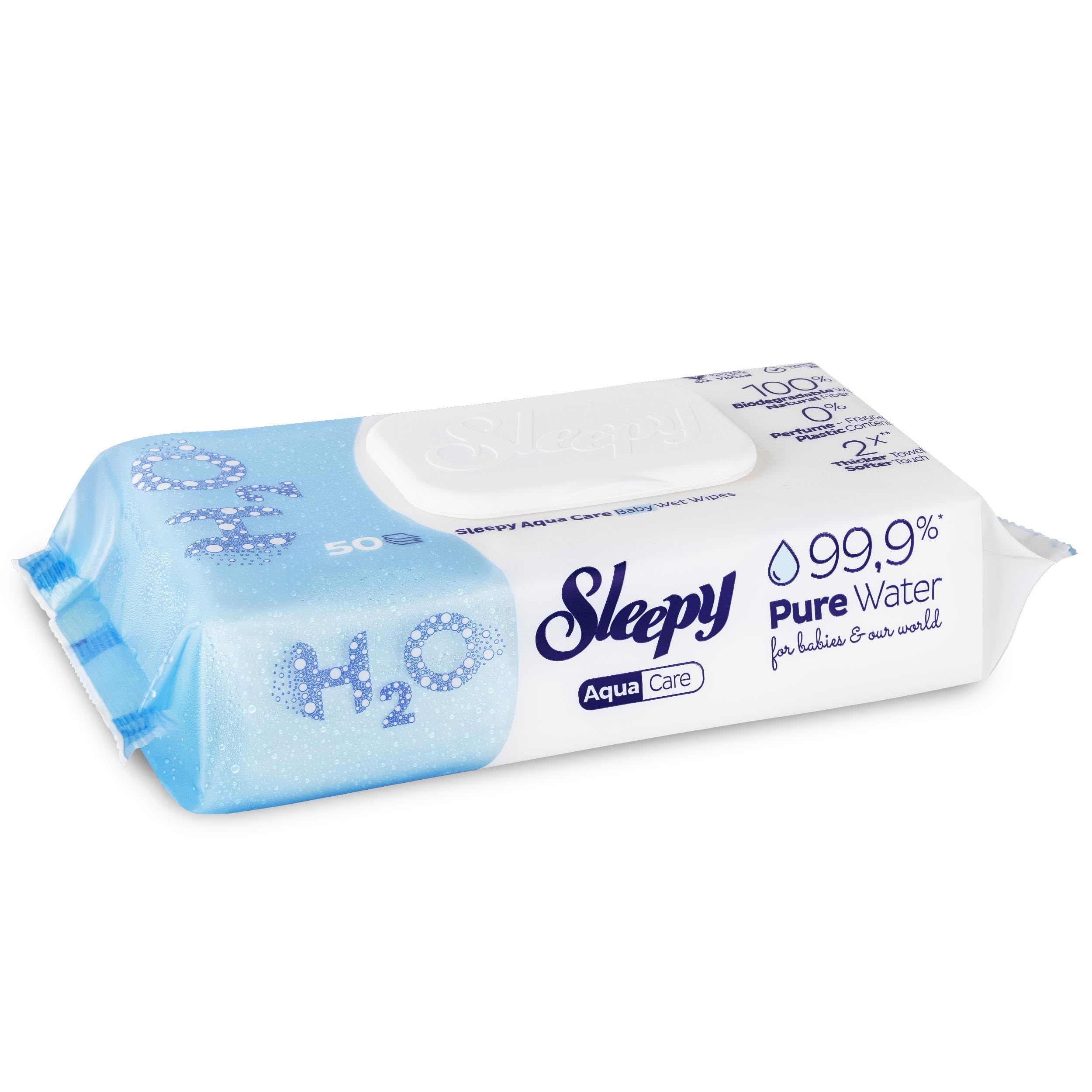 Sleepy AquaCare H2O Yenidoğan Islak Bebek Havlusu 50