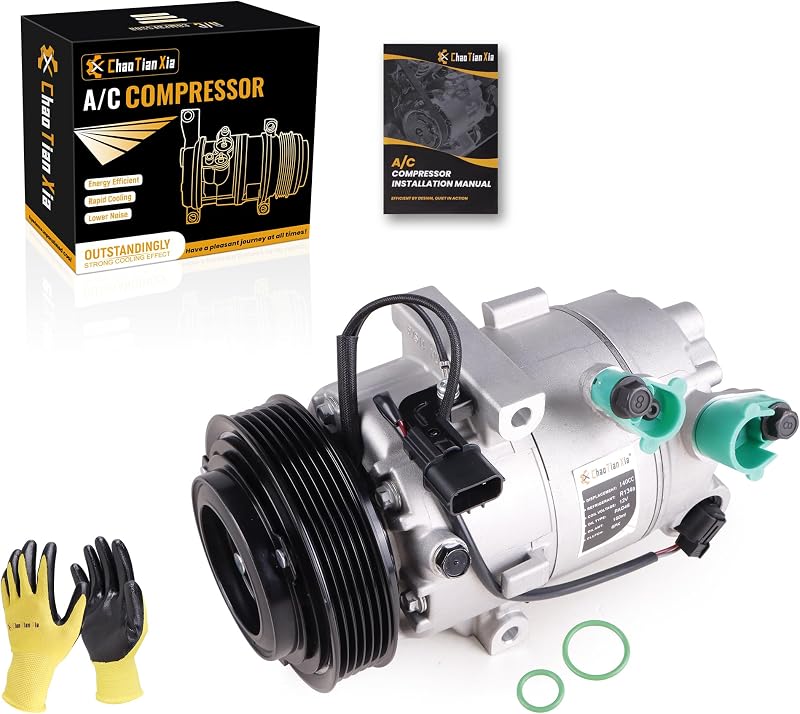 Compressor do ar-condicionado ChaoTianxia com embreagem 6PK para Hyundai Elantra 2.0L – 1 unidade