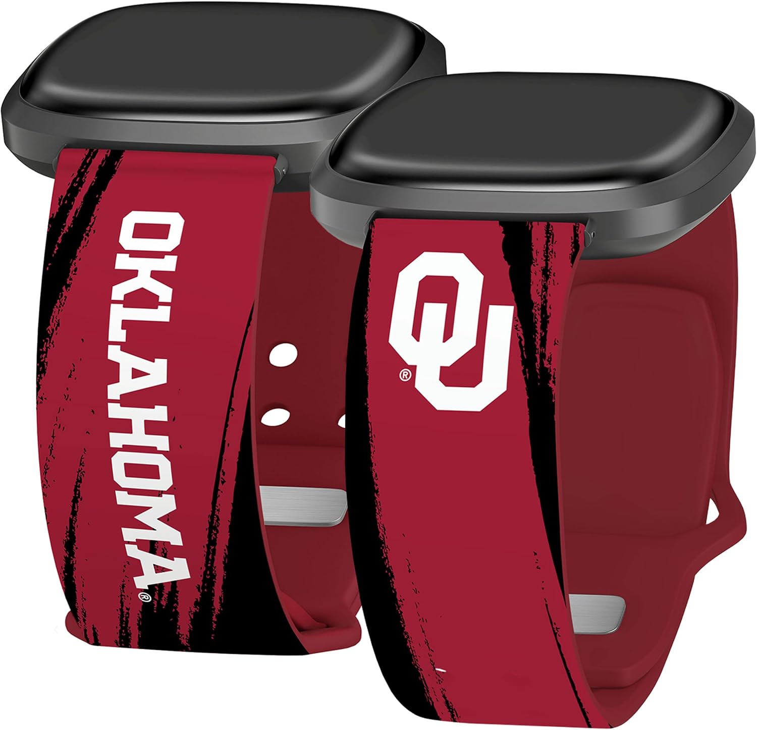 Affinity Bands Oklahoma Sooners HD Watch Band Compatible with Fitbit Versa 3 & Sense 1