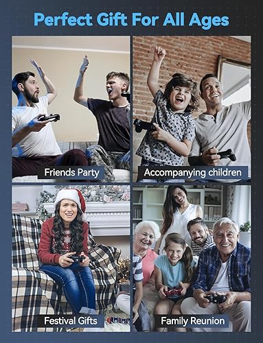 Miniatura 5 de DOLSAO Consola de juegos retro, 20000+ 4K HDMI NES Classic Edition Game Stick, consola de videojuegos con emulador TF 64G, controladores