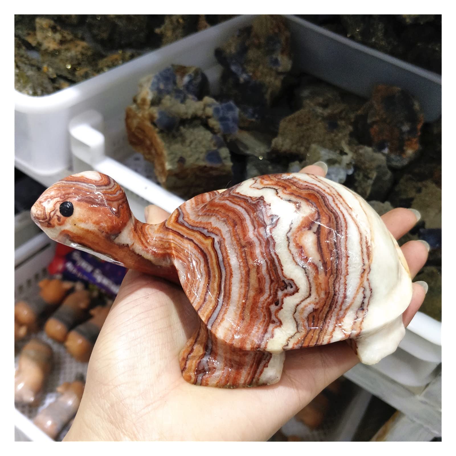 クリア クォーツ 豚 彫り物 クリア クォーツ 豚 彫り物 クリア