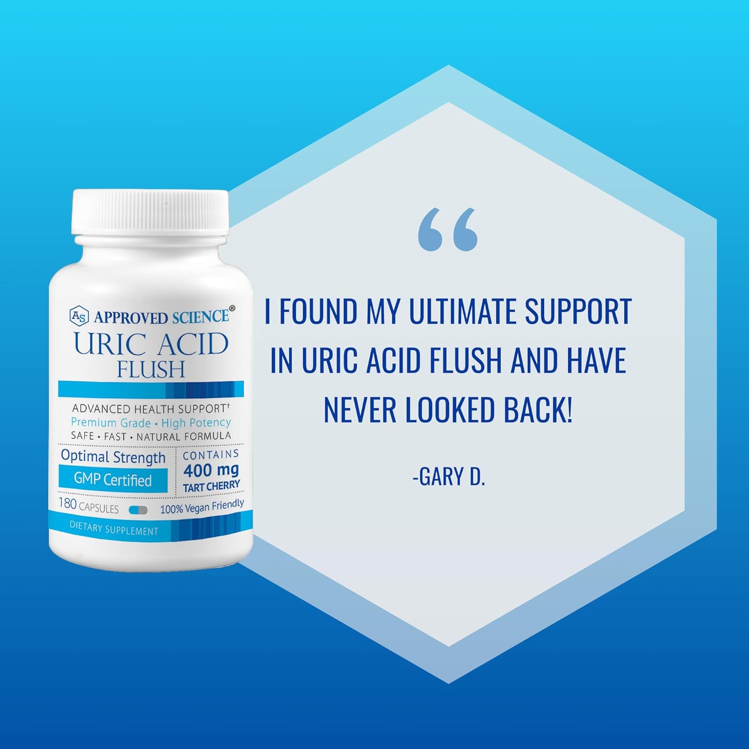 Approved Science Uric Acid Flush Supplement - Tart Cherry, Turmeric, Milk Thistle - Joint Support & Active Mobility - Made in USA - Vegan - 180 Capsules - 3 Month Supply - Image 7