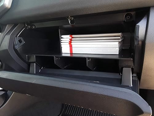 Miniatura 6 de Vehicle OCD - Divisor de consola central, bandeja y organizador de guantera para Toyota Tacoma (2016-2023) - Fabricado en Estados Unidos