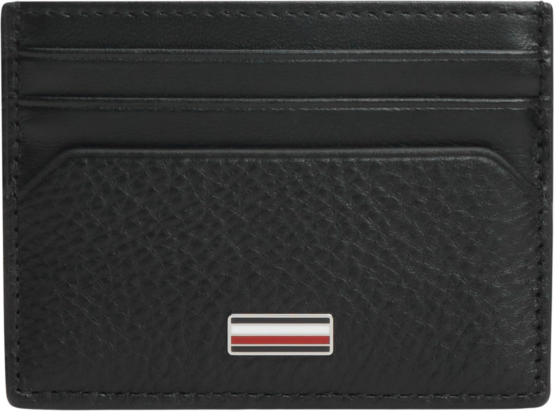 Tommy Hilfiger Men Th Central Cc Holder AM0AM14494 Cardholder, Black, One Size