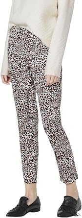 MANGO Pantalones de algodón Leopardo JAGUARPA: Amazon.es: Ropa