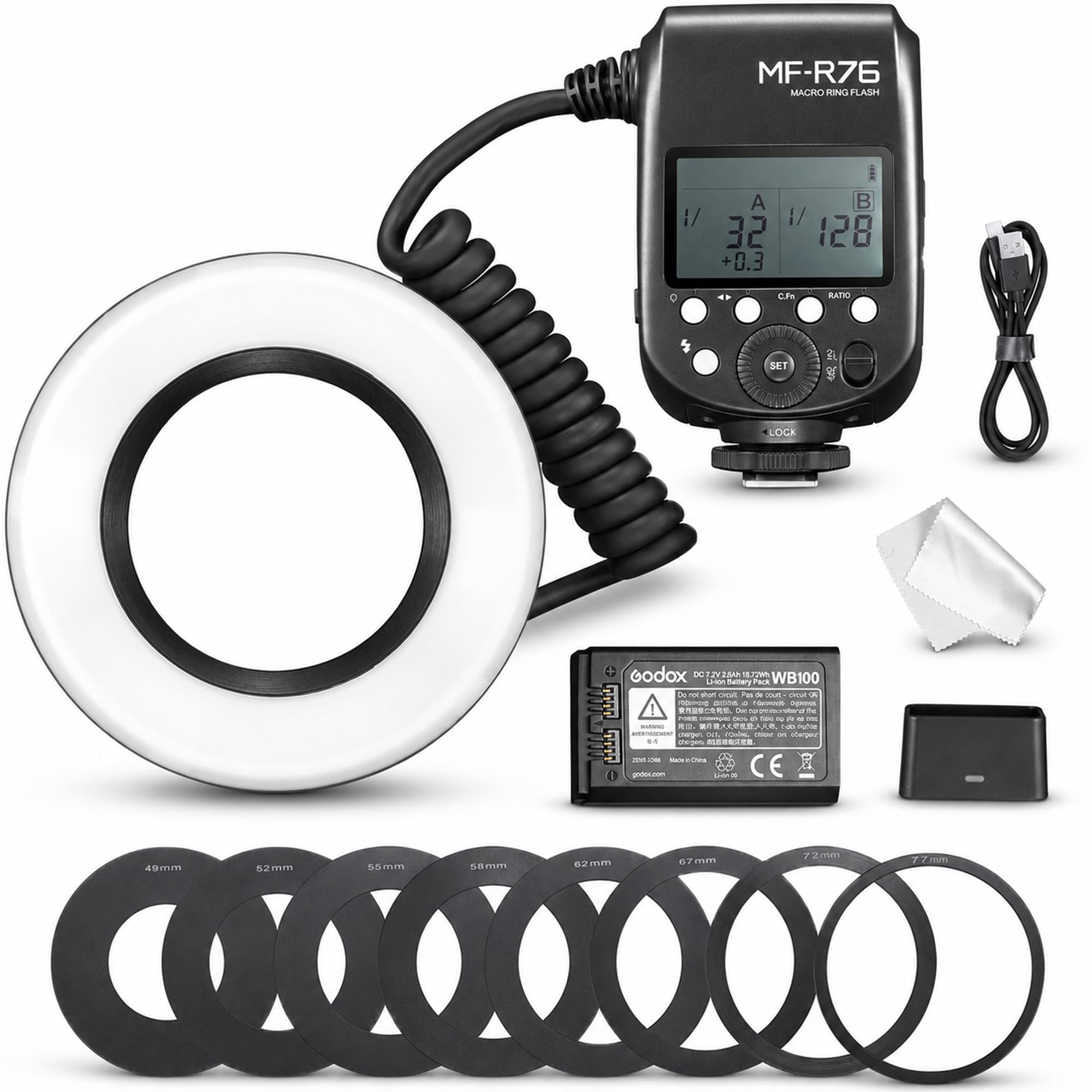 GODOX Flash annulaire Macro MF-R76