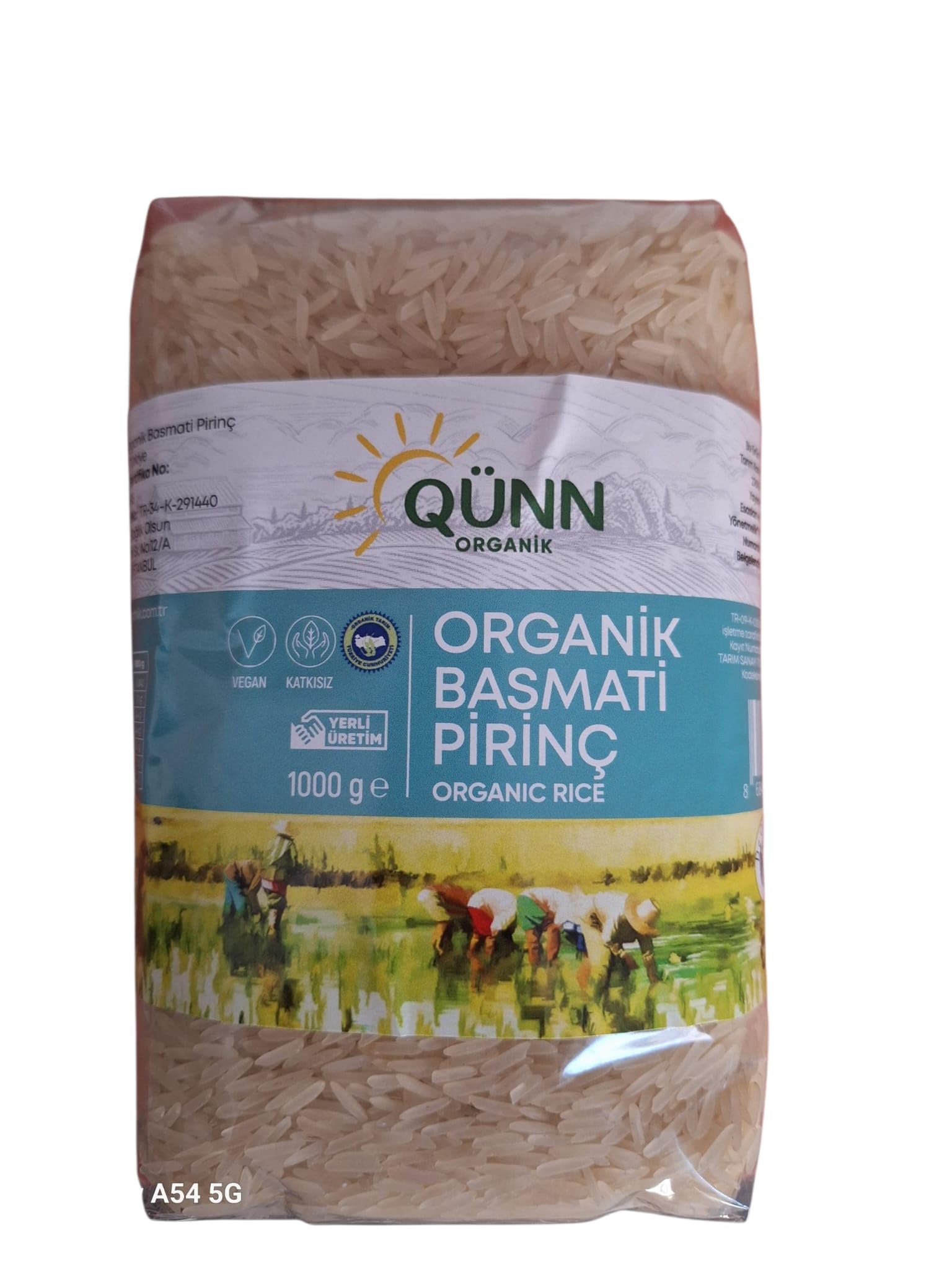 QÜNN Organik Basmati Pirinç