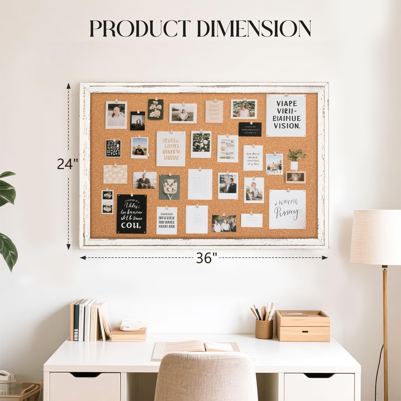 TORASO Tableau D'affichage En Liège Pour Murs Avec épingles, Boulons à