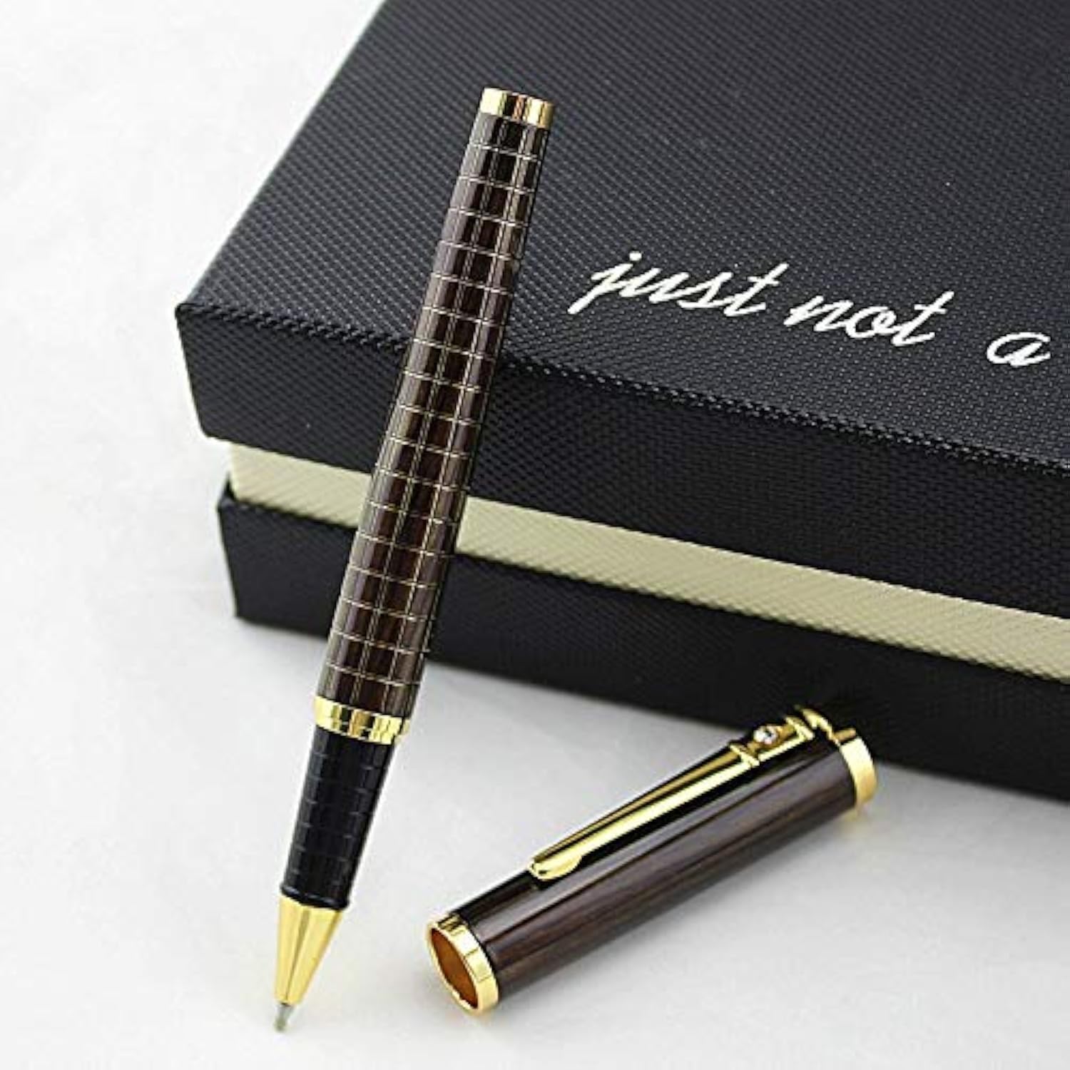 24 CT Gold Plated Premium Roller Ball Pen With Box (P-154)