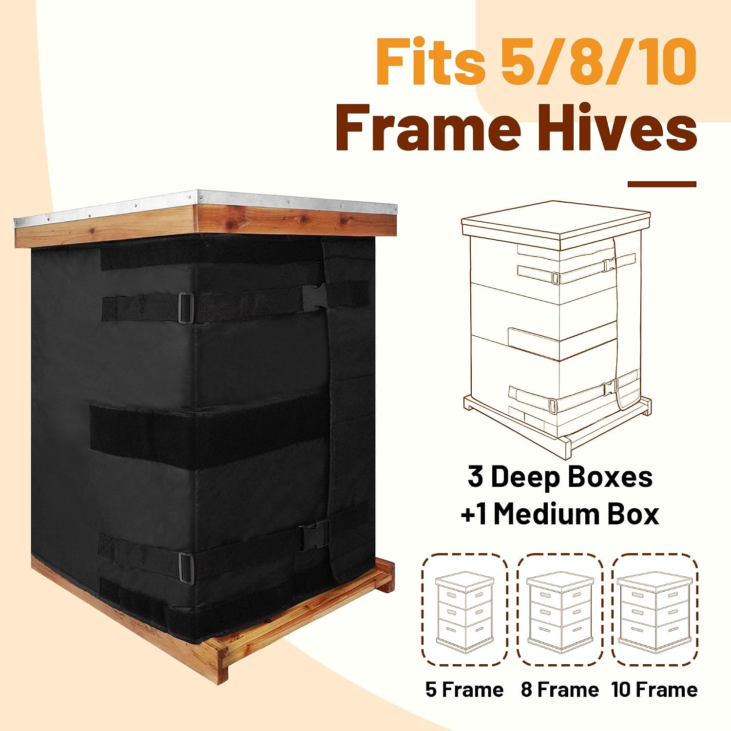 Beehive Winter Insulation Wrap 600D Oxford Waterproof