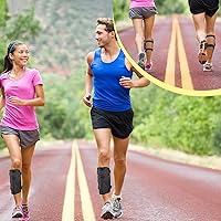 Vista 6 de Xuniea 2 Pack Leg Phone Holder, Cell Phone Calf Leg Band Holster, Nonslip Cellphone Holder with Adjustable Strap Calf Band Wallet Pouch for Men