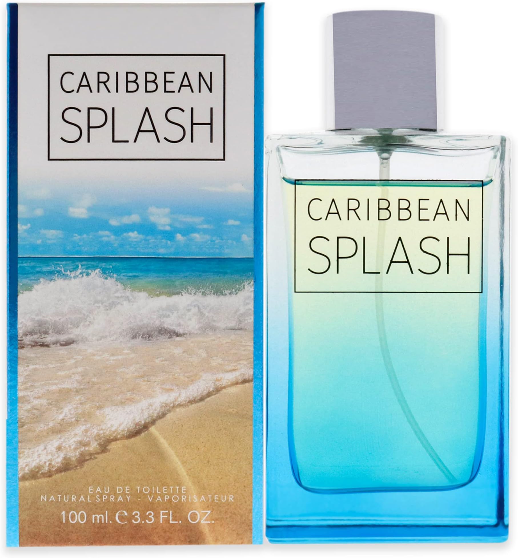 Live Love TravelCaribbean Splash Pour Homme For Men 3.3 oz EDT Spray